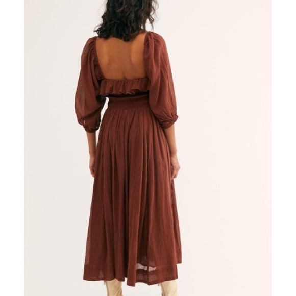 Free people dress Xs oasis midi - Picture 2 of 2
